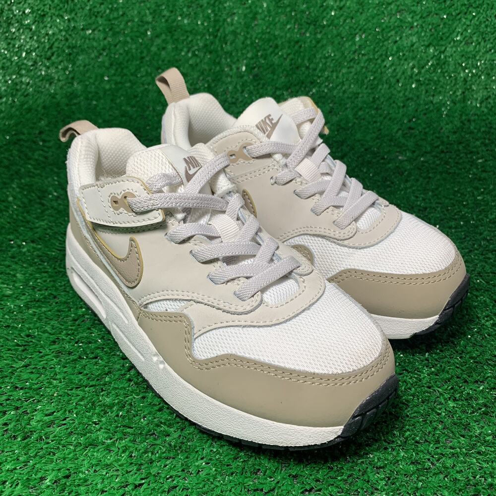 Nike Air Max 1 (GS) Sneakers Phantom Khaki Light Brown Boys DZ3308-006 Sz 12C